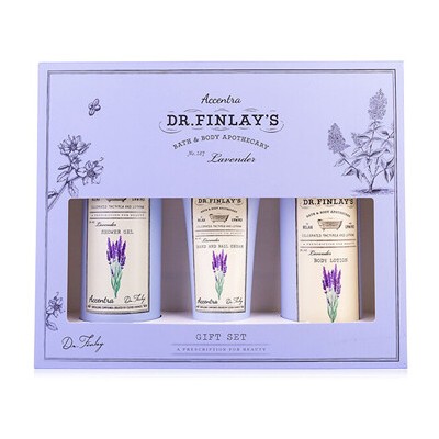 Accentra Lavender Dr. Finlay`s Bath Care Set - Dárková sada koupelové péče