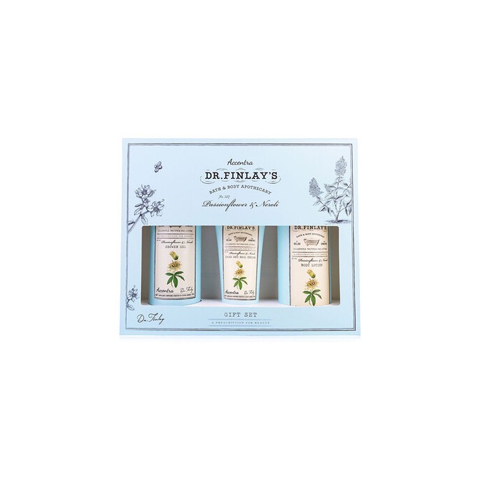 Accentra Passionflower & Neroli Dr. Finlay`s Bath Care Set - Dárková sada koupelové péče