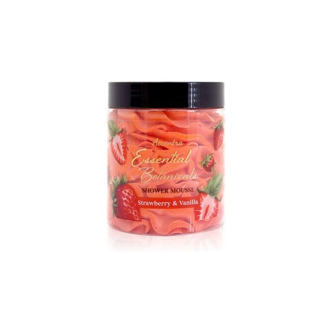 Accentra Strawberry & Vanilla Shower Mousse - Sprchová pěna 160.0g