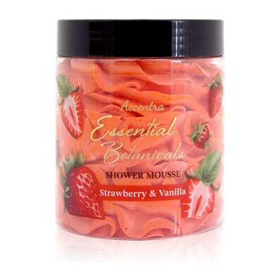 Accentra Strawberry & Vanilla Shower Mousse - Sprchová pěna 160.0g
