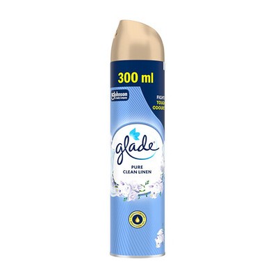 Glade Pure Clean Linen - Osvěžovač vzduchu 300ml