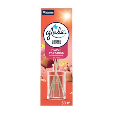 Glade Reeds Spring 26 Peach Paradise - Tyčinkový difuzér 50ml