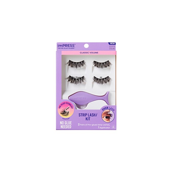 Kiss My Face imPRESS No Glue Strip Lash 02 - Umělé řasy