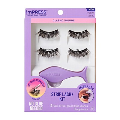 Kiss My Face imPRESS No Glue Strip Lash 02 - Umělé řasy