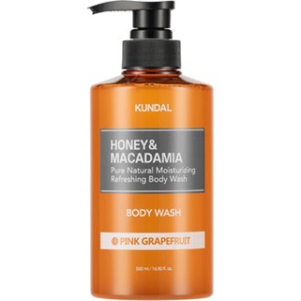 KUNDAL Honey & Macadamia Pink Grapefruit Body Wash - Sprchový gel 500ml