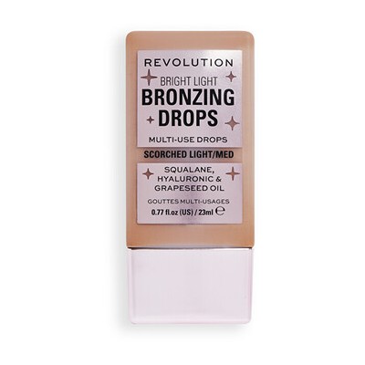 Makeup Revolution Light/Med Bronzing Drops - Bronzující kapky 23ml