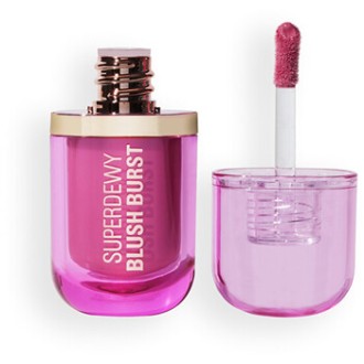 Makeup Revolution Superdewy Blush Burst - Tekutá tvářenka 4,2 g Strawberry Milkshake Cool Pink