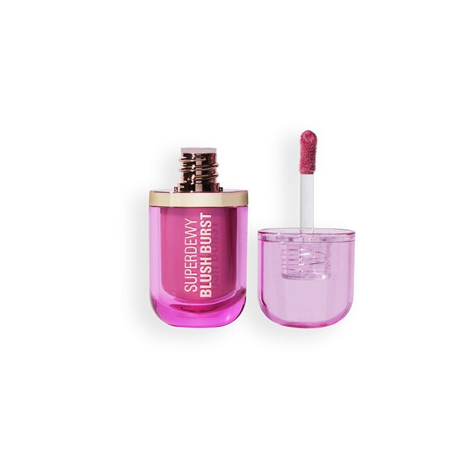 Makeup Revolution Superdewy Blush Burst - Tekutá tvářenka 4,2 g Strawberry Milkshake Cool Pink