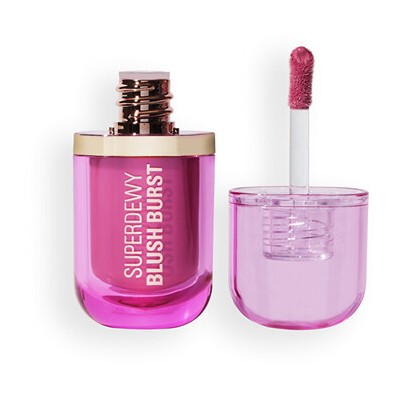 Makeup Revolution Superdewy Blush Burst - Tekutá tvářenka 4,2 g Strawberry Milkshake Cool Pink