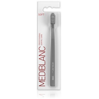 MEDIBLANC Soft Šedý - Zubní kartáček 1 ks