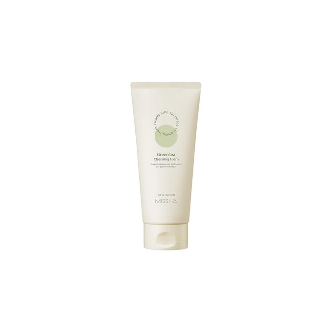 Missha Green Tea Cleansing Foam - Krémová čisticí pěna 172ml