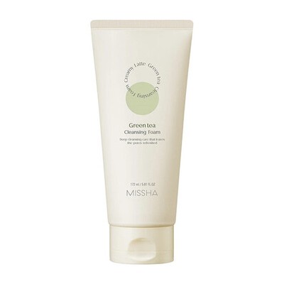 Missha Green Tea Cleansing Foam - Krémová čisticí pěna 172ml