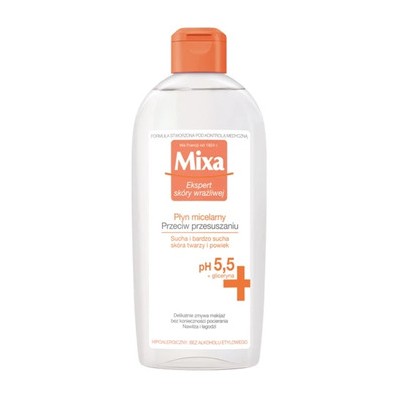 Mixa Micellar Water Anti-Dryness - Micelární roztok pro suchou pleť 400ml