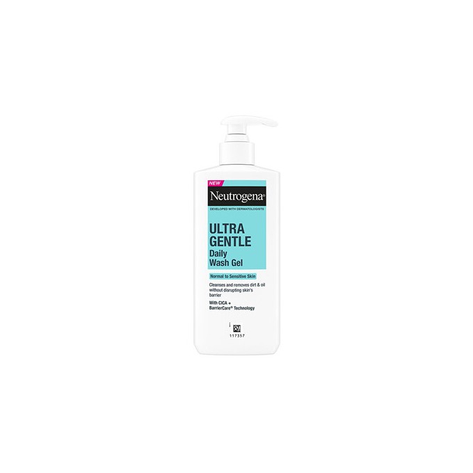 Neutrogena Ultra Gentle Daily Wash Gel - Čisticí gel 200ml