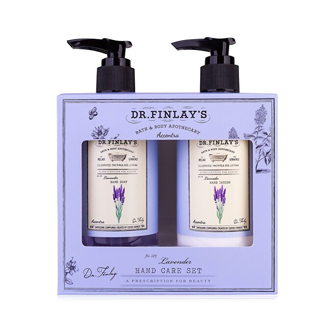 Accentra Lavender Dr. Finlay`s Hand Care Set with Pump - Dárková sada