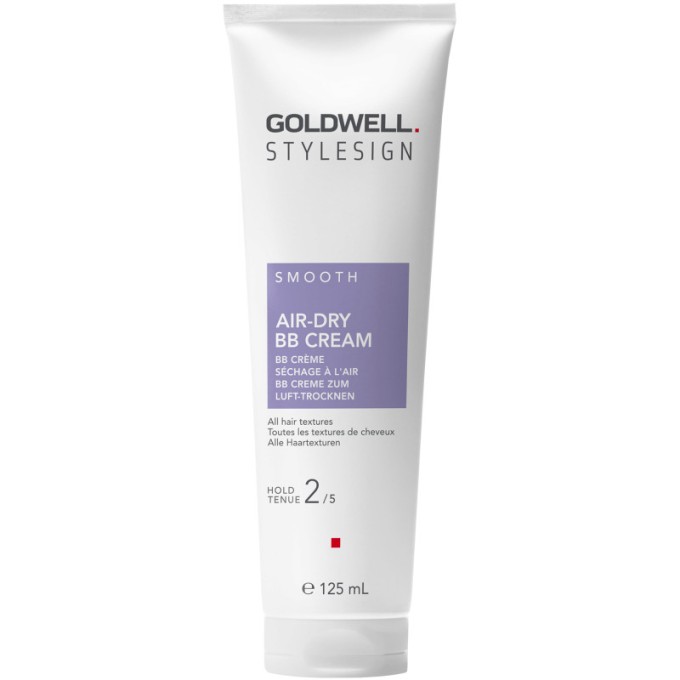 Goldwell Stylesign Smooth Air-Dry BB Cream - Styling cream and nourishing care for smooth hair 125