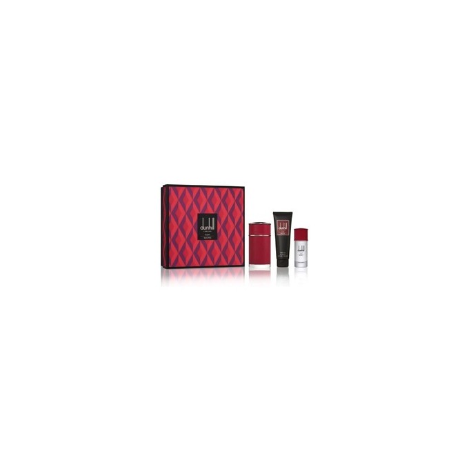 Dunhill Icon Racing Red Dárková sada EDP 100 ml, EDP 30 ml a sprchový gel 90 ml 100ml