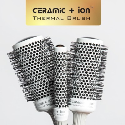 Olivia Garden Ceramic + Ion Thermal Hairbrush ( 55 mm ) - Round ceramic hair brush