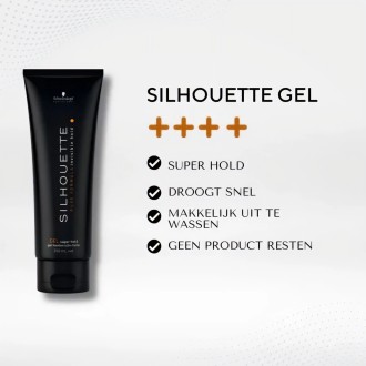 Schwarzkopf Professional Silhouette Formula Pure Invisible Gel Super Hold - Firming Gel Hair 250 ml 2