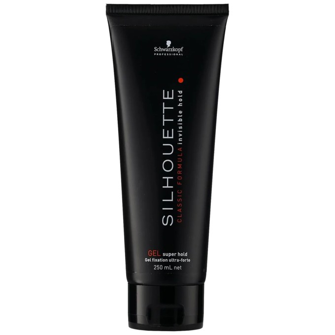 Schwarzkopf Professional Silhouette Formula Pure Invisible Gel Super Hold - Firming Gel Hair 250 ml