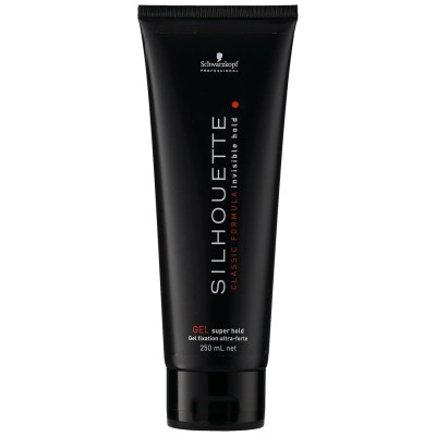 Schwarzkopf Professional Silhouette Formula Pure Invisible Gel Super Hold - Firming Gel Hair 250 ml
