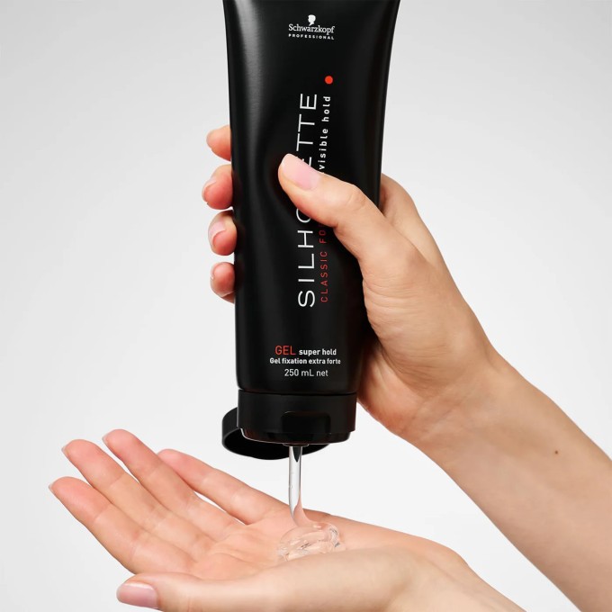 Schwarzkopf Professional Silhouette Formula Pure Invisible Gel Super Hold - Firming Gel Hair 250 ml