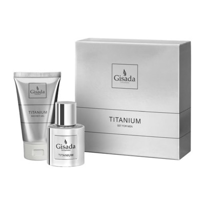 Gisada Titanium Dárková sada EDP 50 ml a sprchový gel 100 ml 50ml