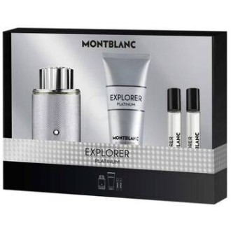 Mont Blanc Explorer Platinum Dárková sada EDP 100 ml, sprchový gel 100 ml a miniaturka EDP 2 x 7,5 ml 100ml