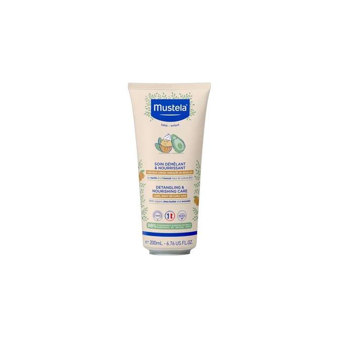 Mustela Bébé Detangling & Nourishing Care Cream - Vyživující krém pro rozčesávání vlasů 200ml