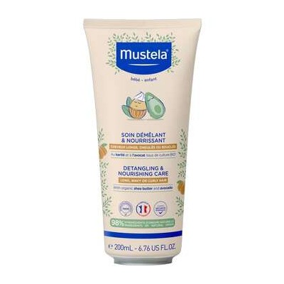 Mustela Bébé Detangling & Nourishing Care Cream - Vyživující krém pro rozčesávání vlasů 200ml