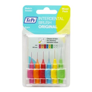 TePe Interdental Brush Original Mixed Pack - Mix of interdental brushe