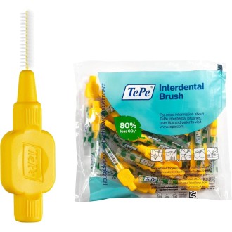 TePe Interdental Brush Normal (0.7 mm yellow 25 pcs) - Interdental bru