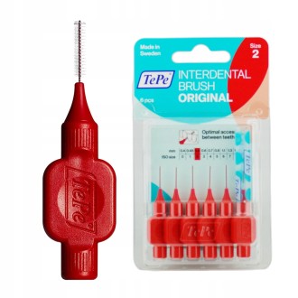 TePe Interdental Brush Normal (0.5 mm red ) - interdental toothbrushes