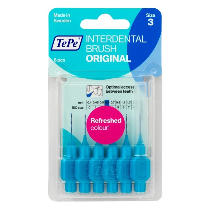 TePe Interdental Brush Normal ( 0,6 mm blue ) - interdental toothbrush
