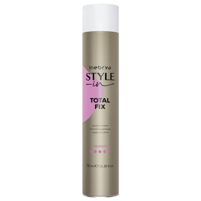 Inebrya Style-In Total Fix Spray - Extra silný lak na vlasy 750ml