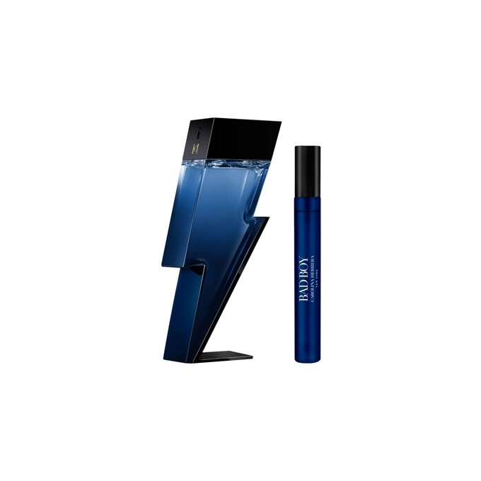 Carolina Herrera Bad Boy Cobalt Electrique Dárková sada EDP 100 ml a miniaturka EDP 10 ml 100ml