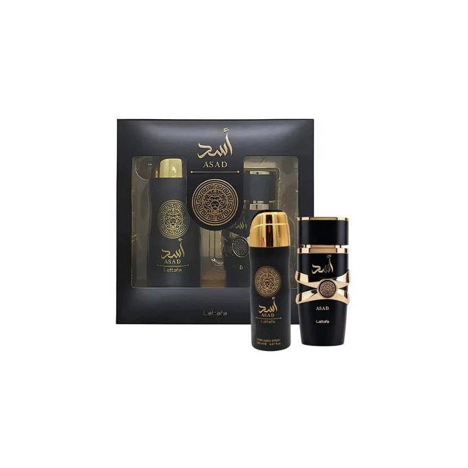 Lattafa Perfumes Asad Dárková sada EDP 100 ml a deospray 200 ml 100ml