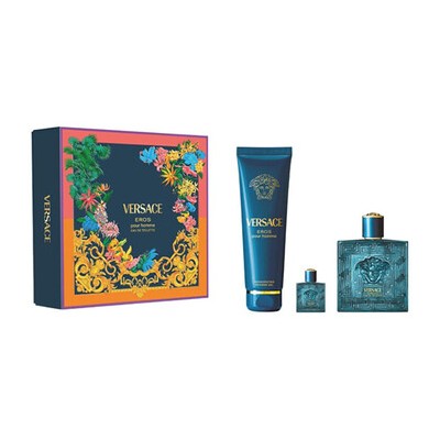Versace Eros Dárková sada EDT 100 ml, sprchový gel 150 ml a miniaturka EDT 5 ml 100ml