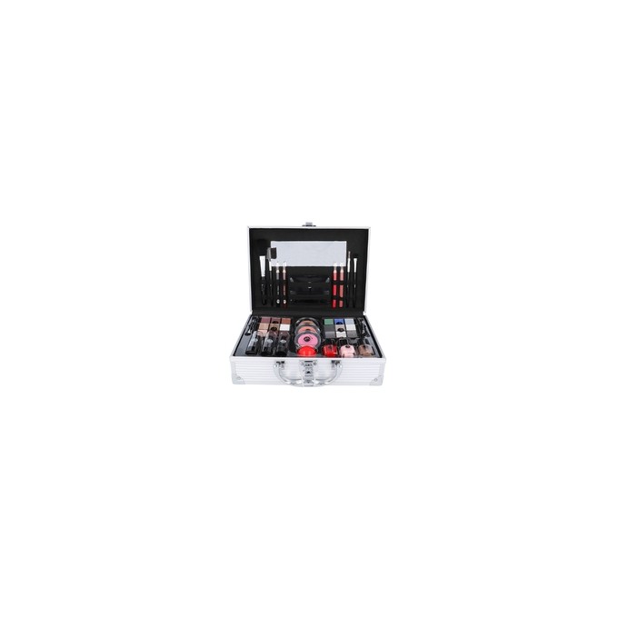2K All About Beauty Train Case SET Complete Makeup Palette 60.2g