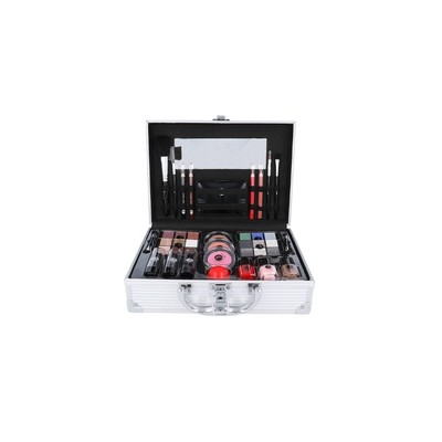 2K All About Beauty Train Case SET Complete Makeup Palette 60.2g
