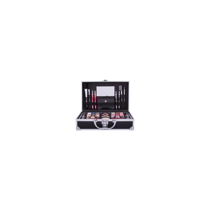 2K Fabulous Beauty Train Case Black - Suitcase with decorative cosmetics 66.0g