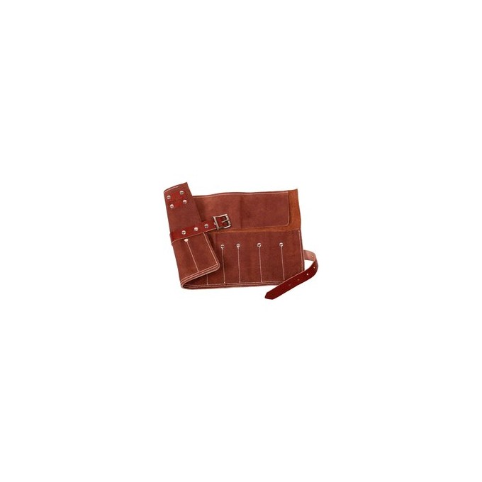 Dark Stag Barber Tool Roll Leather