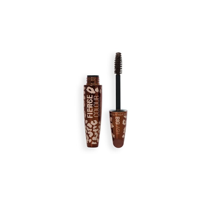 Makeup Revolution Big Lash Fierce Colour Mascara - Řasenka 9 g Brown