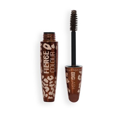 Makeup Revolution Big Lash Fierce Colour Mascara - Řasenka 9 g Brown