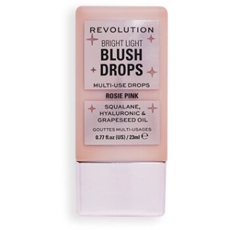 Makeup Revolution Bright Light Pink Rosie Blush Drops - Tekutá tvářenka 23 ml