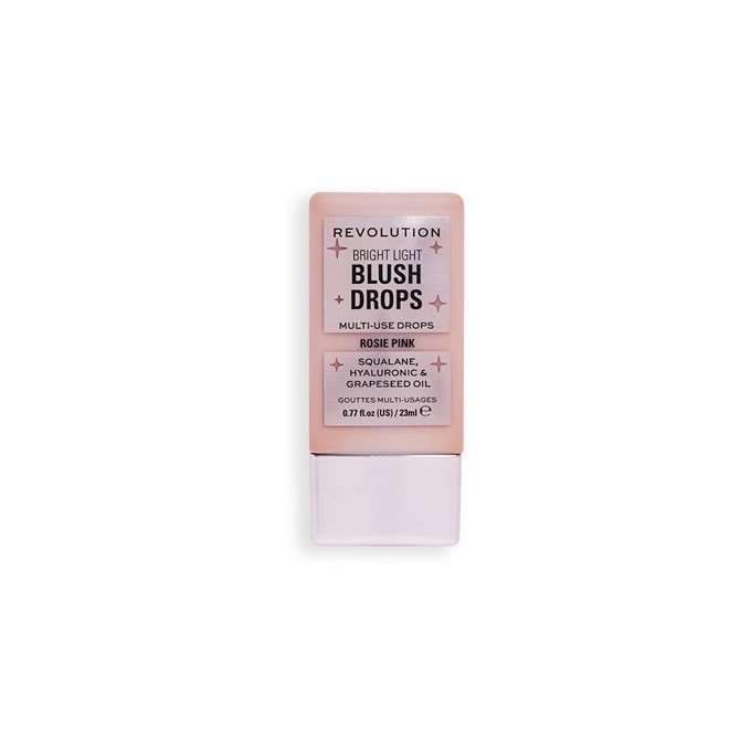 Makeup Revolution Bright Light Pink Rosie Blush Drops - Tekutá tvářenka 23 ml