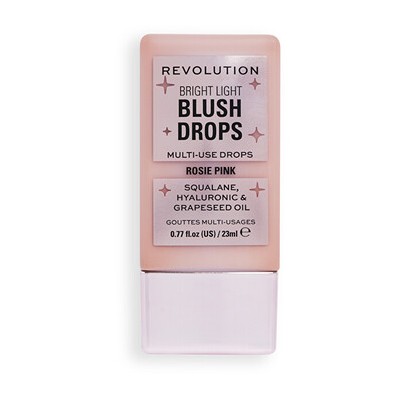 Makeup Revolution Bright Light Pink Rosie Blush Drops - Tekutá tvářenka 23 ml