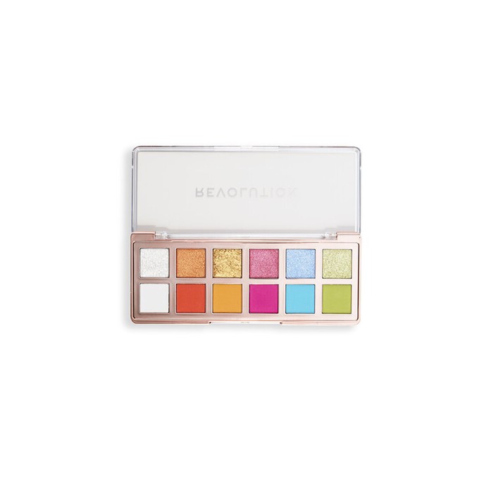 Makeup Revolution The Vibrant Icon Brights Palette - Paletka očních stínů 8,4 g 0.0g