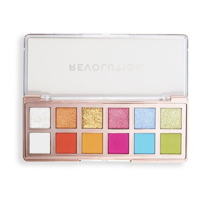Makeup Revolution The Vibrant Icon Brights Palette - Paletka očních stínů 8,4 g 0.0g