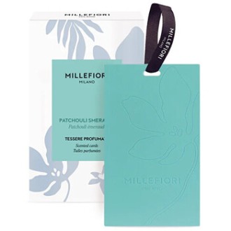 Millefiori Patchouli Smeraldo Scented Cards - Vonná karta ( 3 ks )